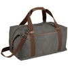 Port Authority Dark Smoke Grey Cotton Canvas Duffel