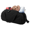 Port Authority Black Cotton Barrel Duffel