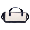 Port Authority True Navy/ Soft White Cotton Barrel Duffel