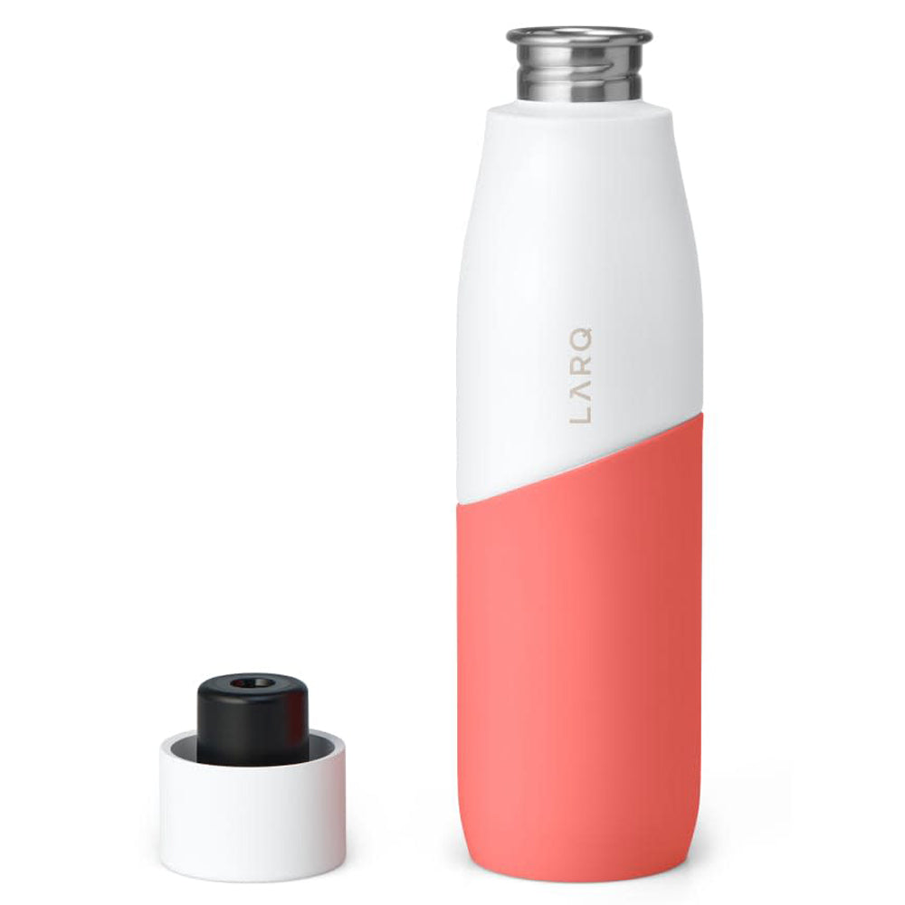 LARQ White/Coral Bottle Movement PureVis 24 oz