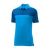 Nike Men's Blue Nebula/Gym Blue Colorblock Polo