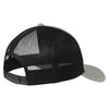 Port Authority Heather Grey/Black Snapback Trucker Cap