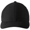 Port Authority Black Flexfit 110 Performance Snapback Cap