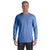 Comfort Colors Men's Flo Blue 6.1 Oz. Long-Sleeve Pocket T-Shirt