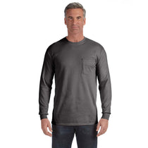 Comfort Colors Men's Pepper 6.1 Oz. Long-Sleeve Pocket T-Shirt