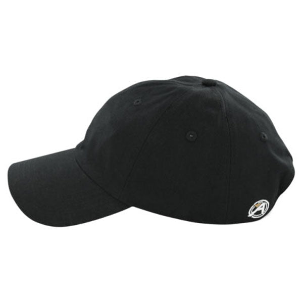 AHEAD Black Chino Solid Velcro Cap