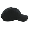 AHEAD Black Chino Solid Velcro Cap