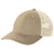 Port Authority Khaki/ Stone Distressed Mesh Back Cap