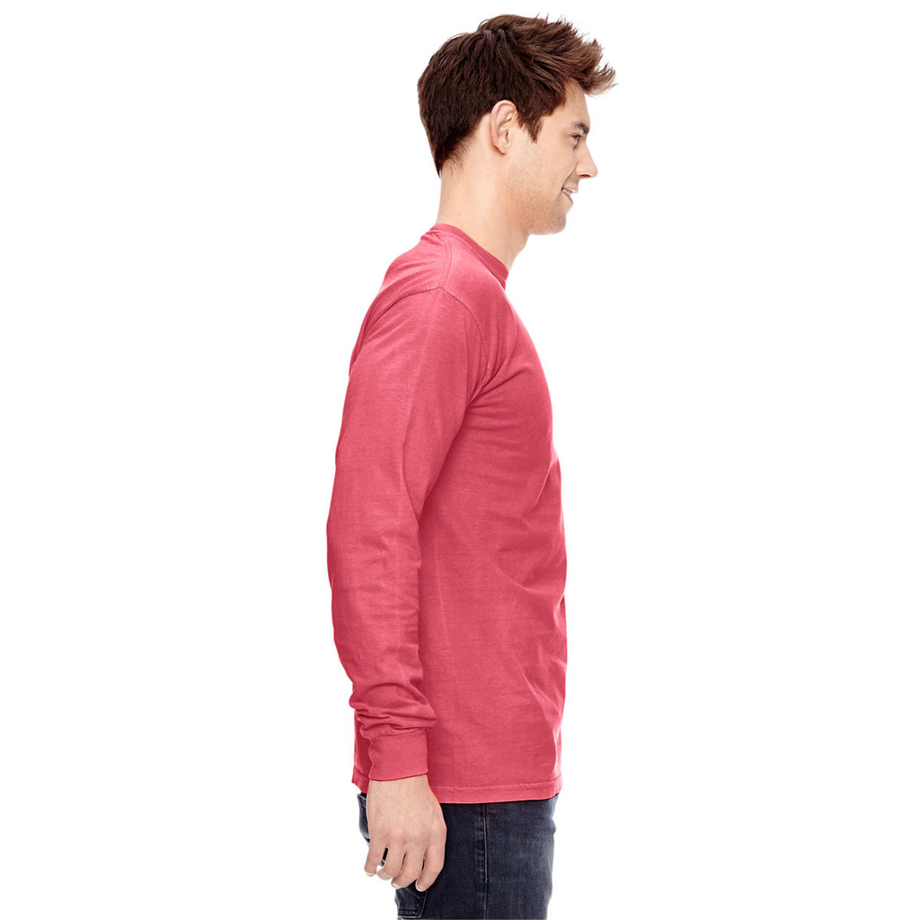 Comfort Colors Men's Watermelon 6.1 Oz. Long-Sleeve T-Shirt