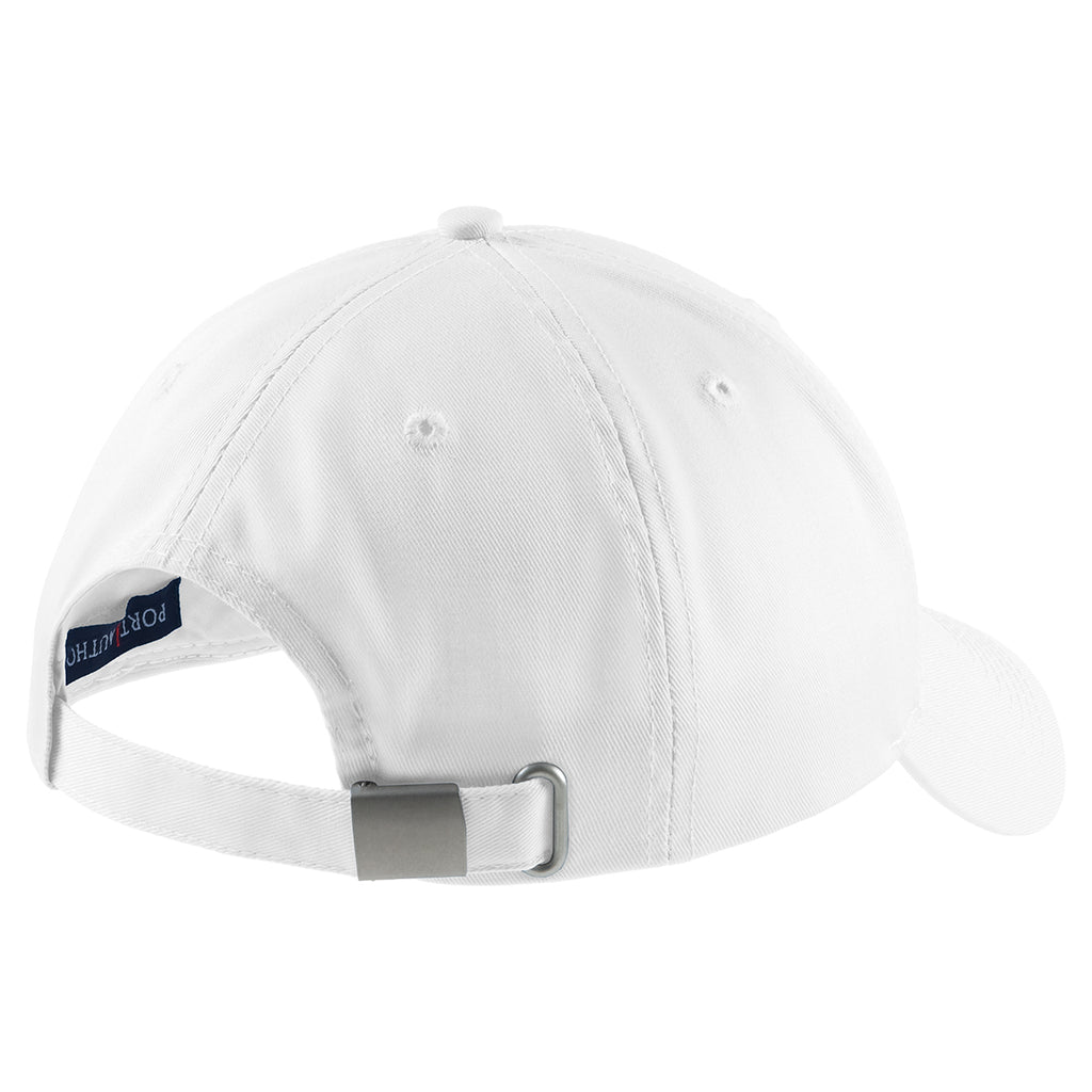 Port Authority White Easy Care Cap