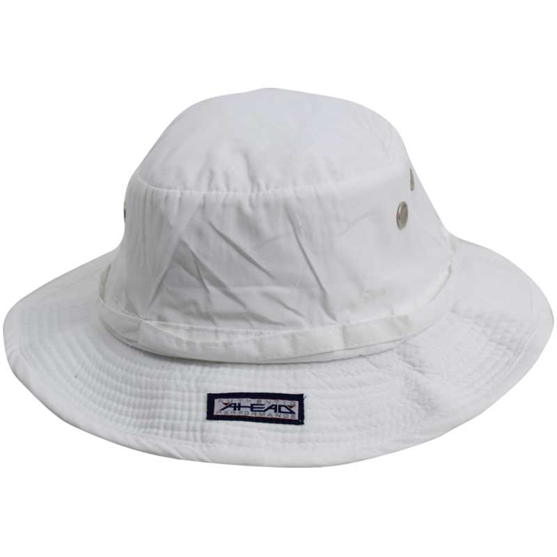 Ahead White Brimmed Bucket Hat