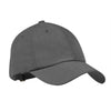 Port Authority Grey Sueded Cap