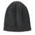 Port Authority Black/Iron Grey Rib Knit Slouch Beanie