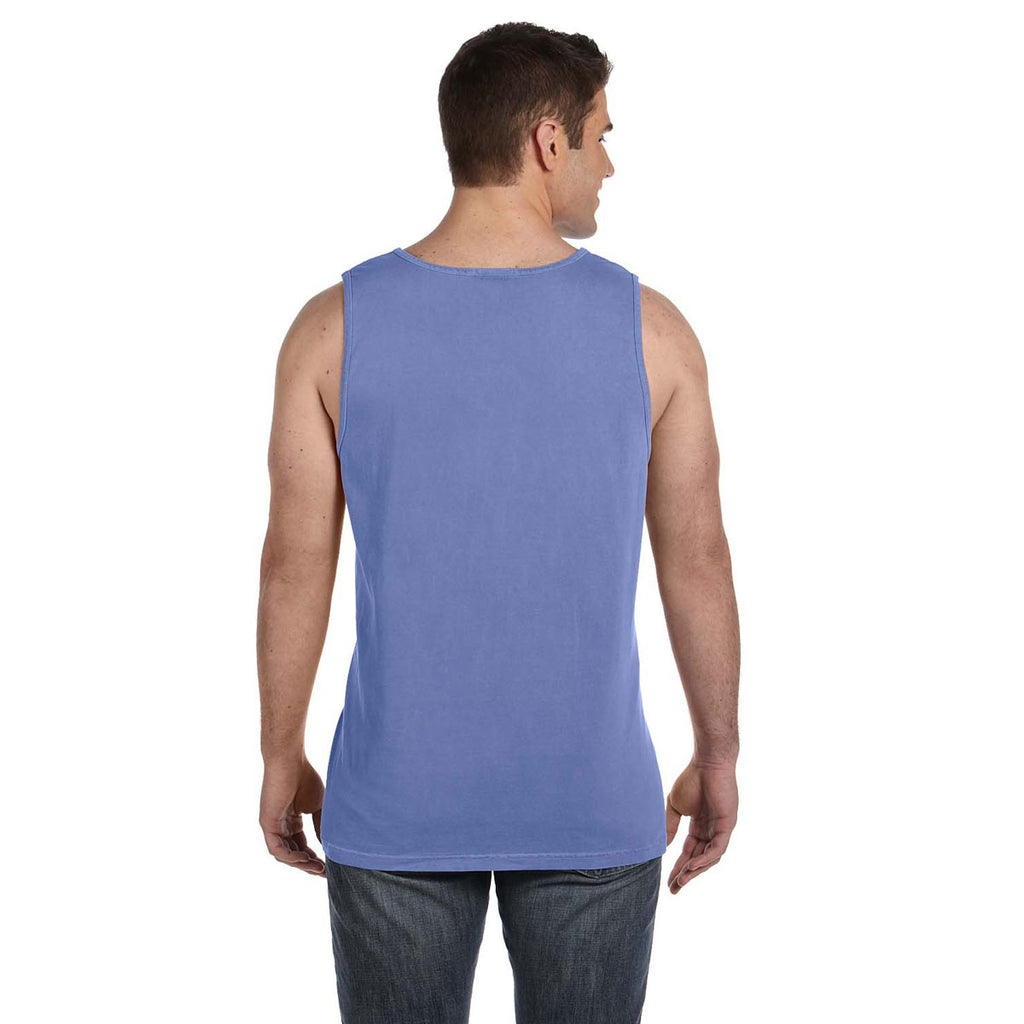 Comfort Colors Men's Flo Blue 6.1 Oz. Tank