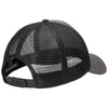 Port Authority Charcoal/Black 5-Panel Twill Foam Trucker Cap