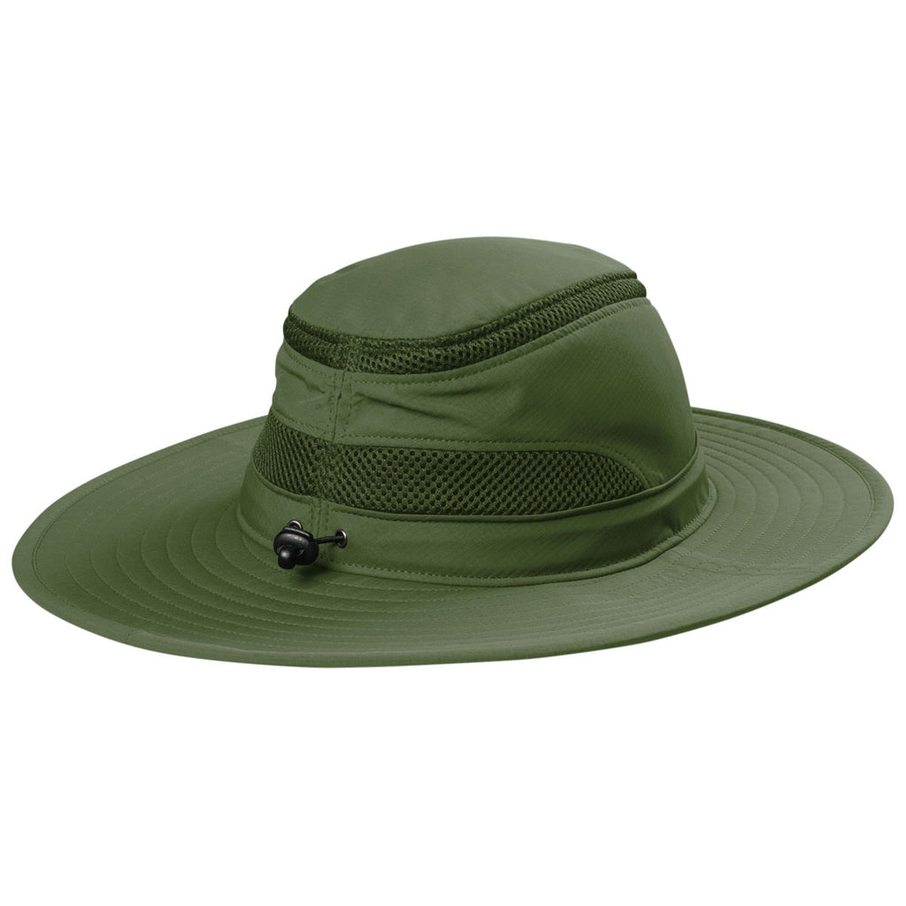 Port Authority Olive Leaf Outdoor Ventilated Wide Brim Hat