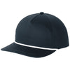 Port Authority Navy/ White Snapback Five-Panel Rope Cap