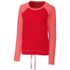 Cutter & Buck Women's Red Response Hybrid Long Sleeve Top