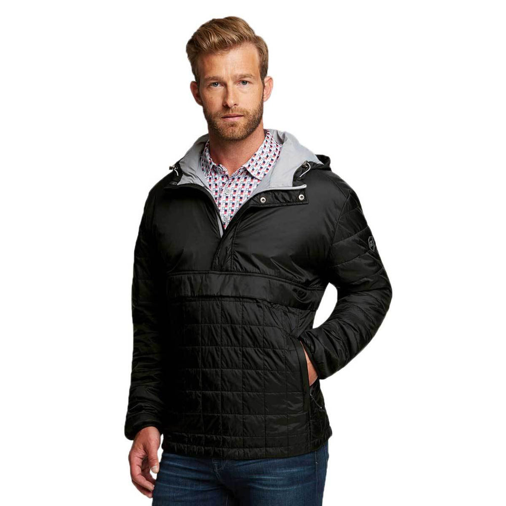 Cutter & Buck Men's Black Rainier Half Zip Popover