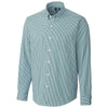 Cutter & Buck Men's Seaweed Anchor Gingham Shirt