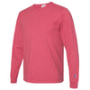 Champion Men's Crimson Garment Dyed Long Sleeve T-Shirt