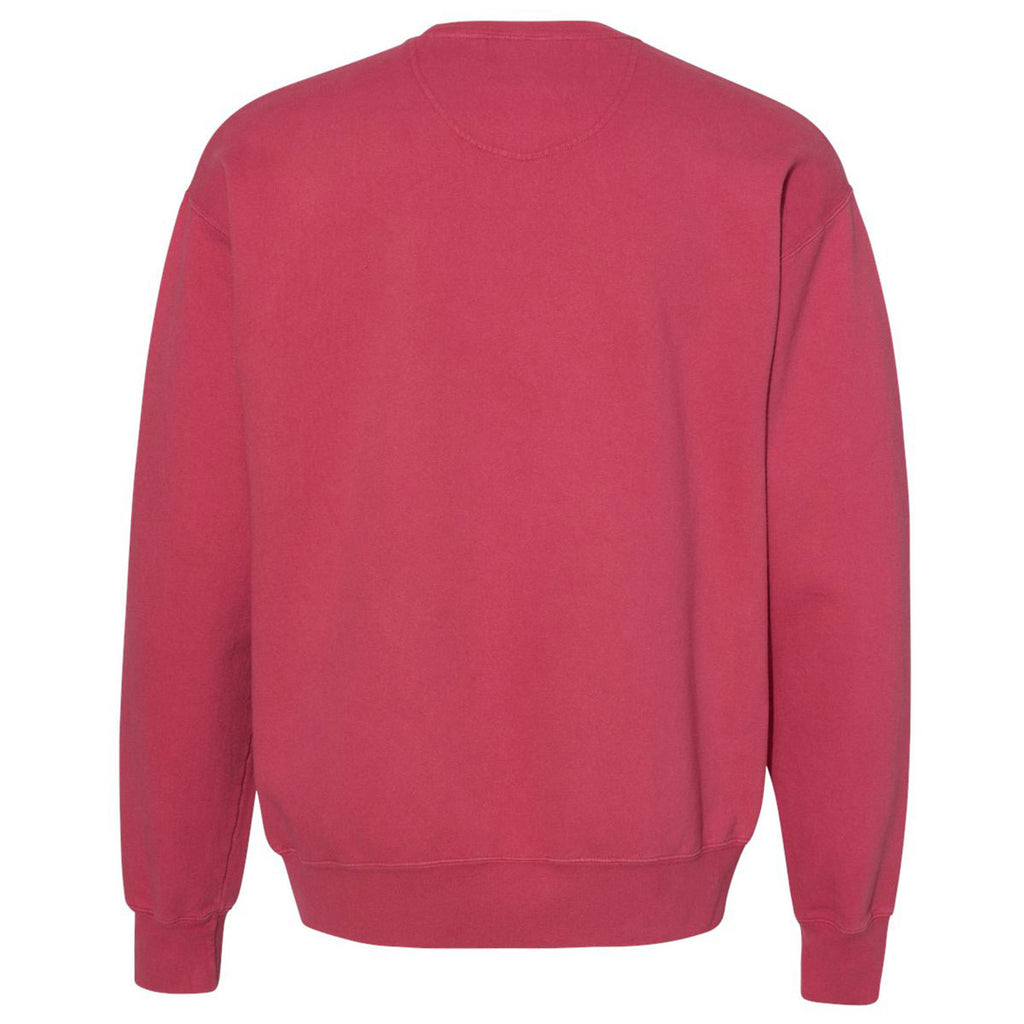 Champion Men's Crimson Garment Dyed Crewneck