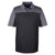 Core 365 Men's Black/Carbon Balance Colorblock Performance Pique Polo