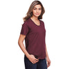 Core 365 Women's Burgundy Fusion ChromaSoft Performance T-Shirt