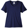 Core 365 Women's Classic Navy Fusion ChromaSoft Performance T-Shirt