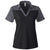 Core 365 Women's Black/Carbon Heather Fusion ChromaSoft Colorblock Polo