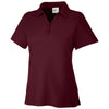 Core 365 Women's Burgundy Fusion ChromaSoft Pique Polo