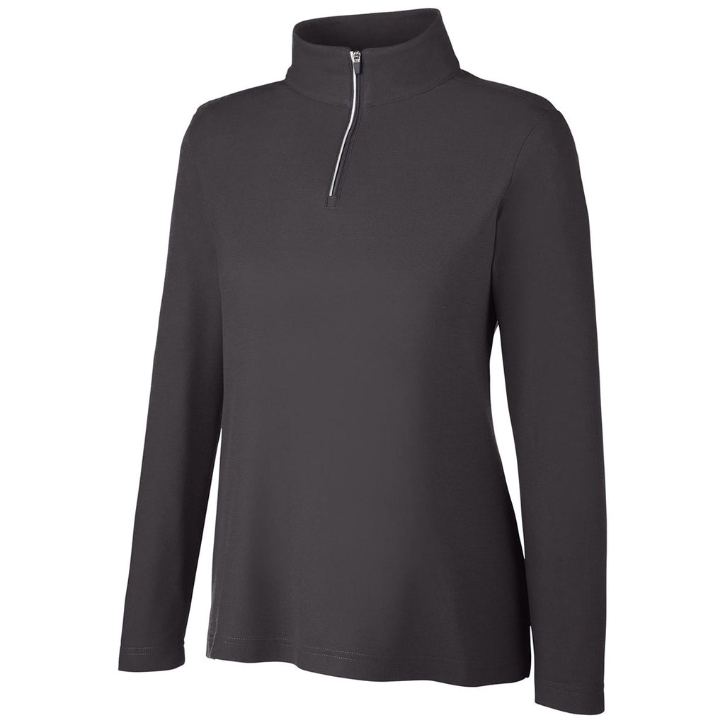 Core 365 Women's Carbon Fusion ChromaSoft Pique Quarter-Zip