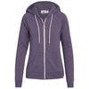 Landway Women's Heather Purple Peyton Cotton Poly Fleece Hoodie