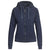 Landway Women's Heather Navy Kingsley Quilted Fleece Hoodie