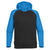 Stormtech Men's Black/Electric Blue Omega Two-Tone Hoody