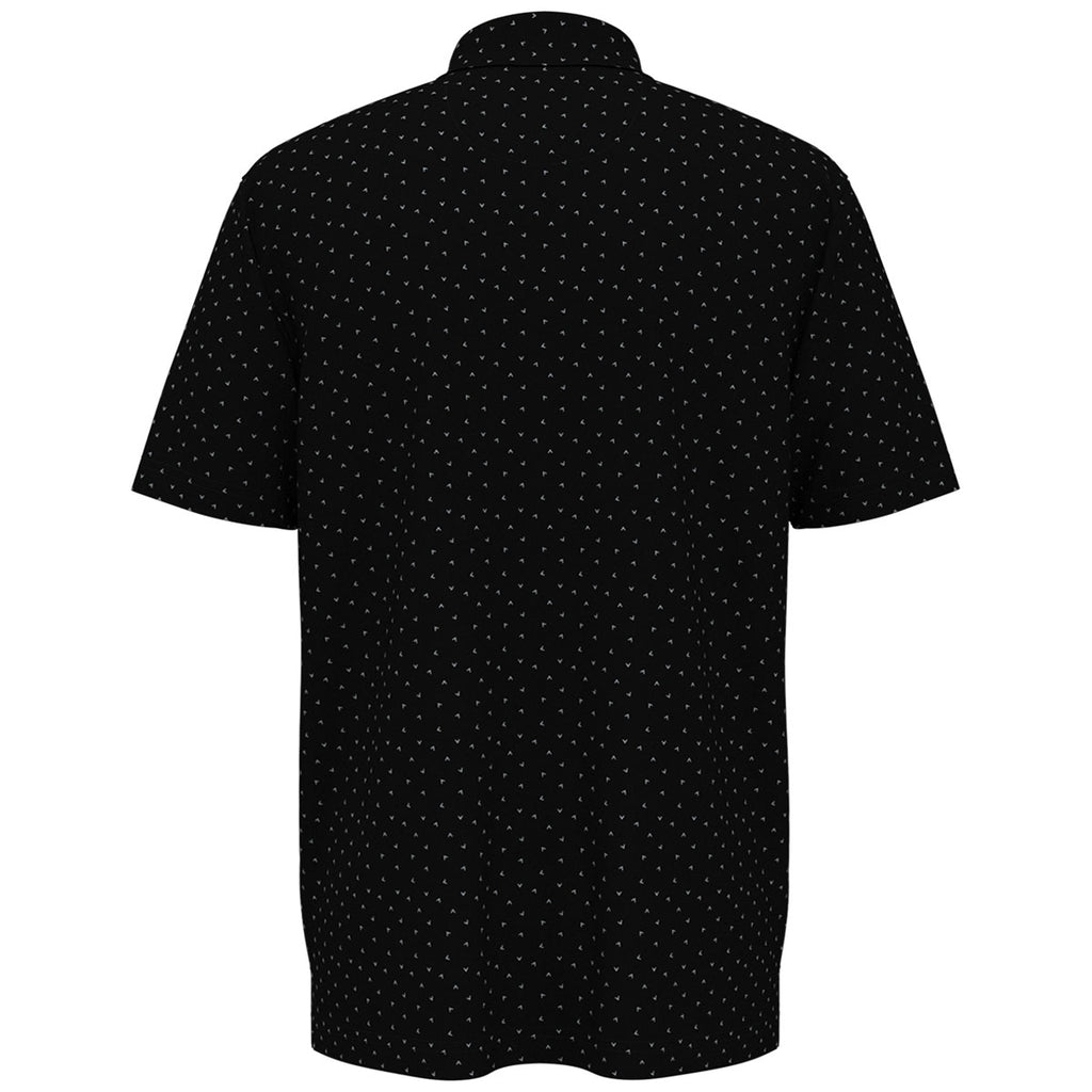 Callaway Men's Caviar SS Micro Chev Print Polo