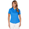 Callaway Women's Magnetic Blue Birdseye Polo