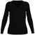 Callaway Women's Black Ink Merino Wool Blend V-Neck Sweater