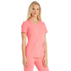 Cherokee Women's Karma Pink iFlex V-Neck Top