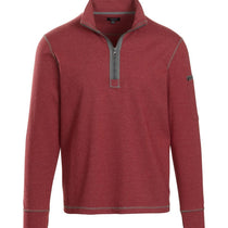 Landway Men's Red Mason Vintage Quarter-Zip Pullover