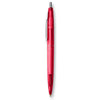 BIC Red Clear Clics Pen