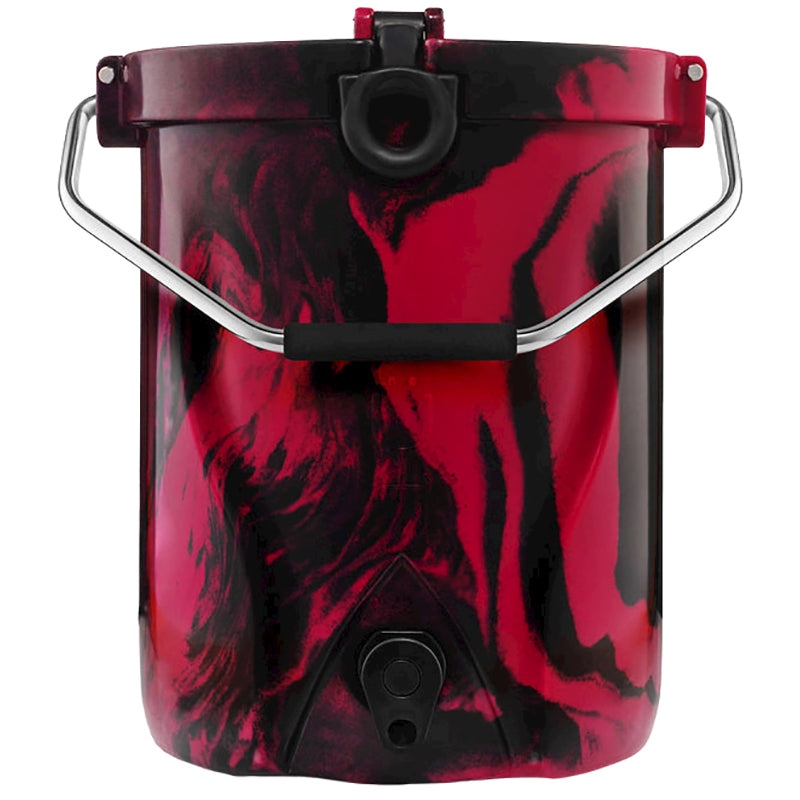 BruMate Red/Black Swirl Backtap