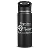 Columbia Black 18 oz. Double-Wall Vacuum Bottle with Sip-Thru Top