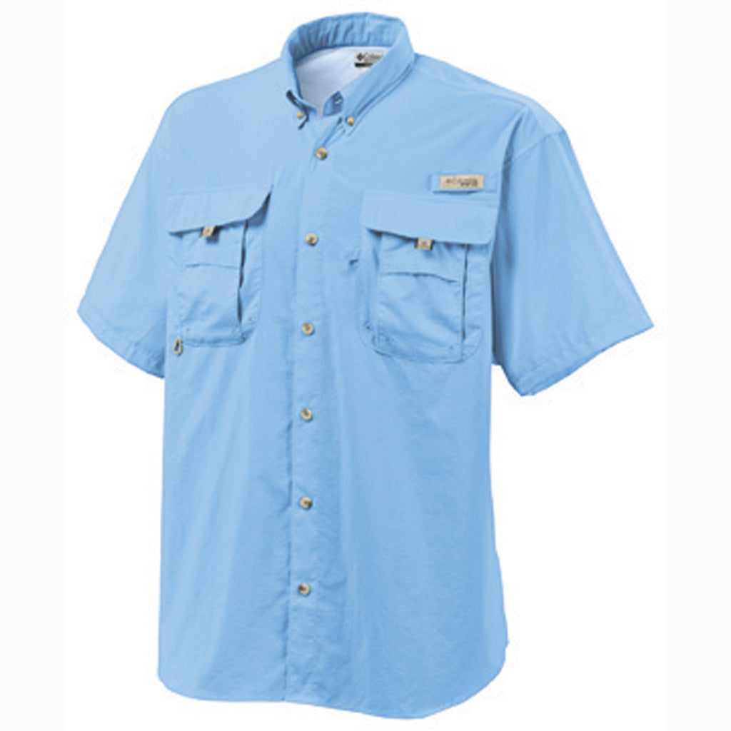 Columbia Men's Sail Blue Bahama II S/S Shirt