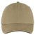 Port & Company Khaki/Black Washed Twill Sandwich Bill Cap