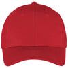 Port & Company True Red Six-Panel Twill Cap