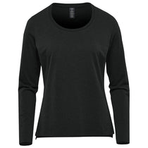 Stormtech Women's Black Montebello Performance Long Sleeve Tee