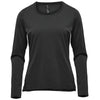 Stormtech Women's Black Equinox Long Sleeve Tee