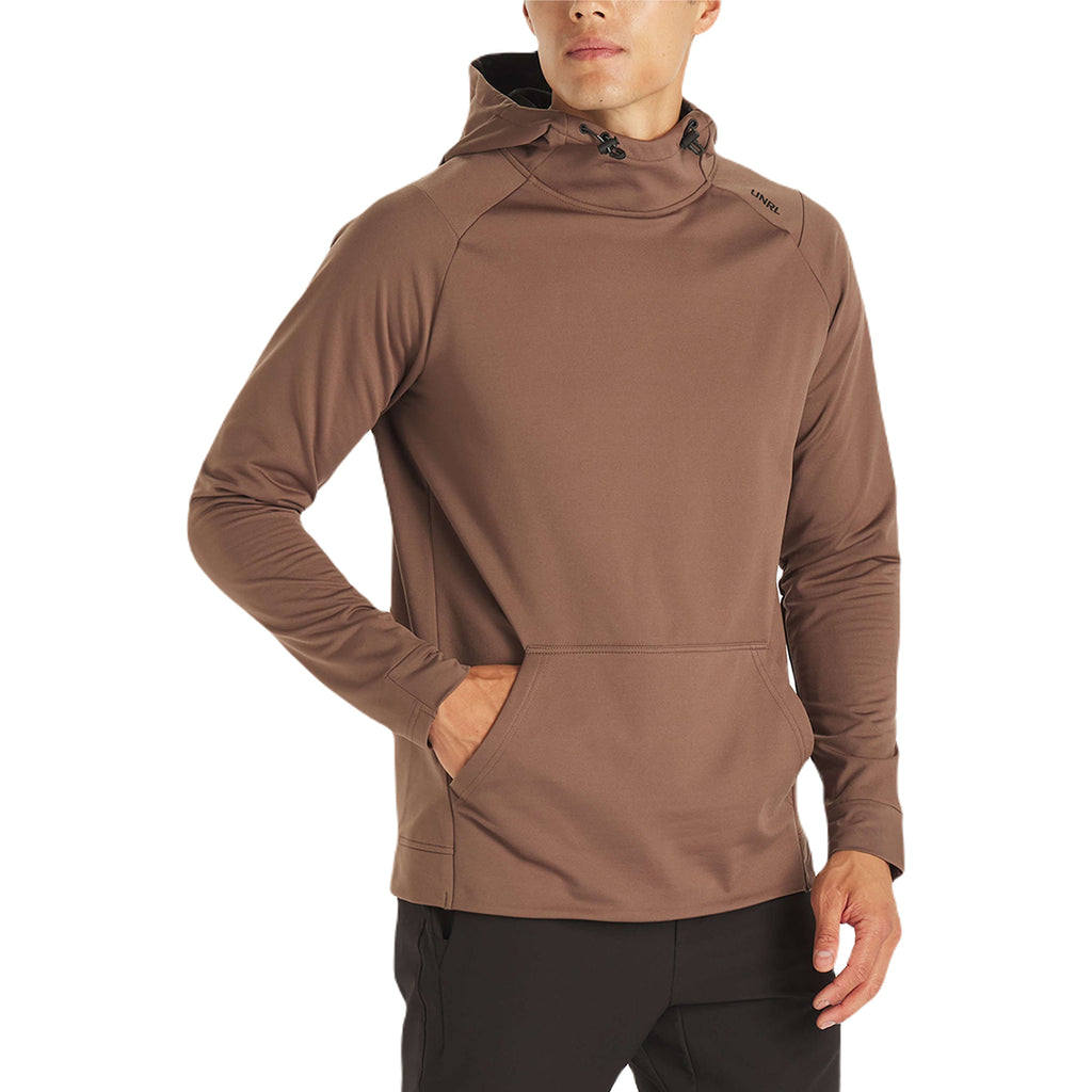 UNRL Unisex Walnut Crossover Hoodie II