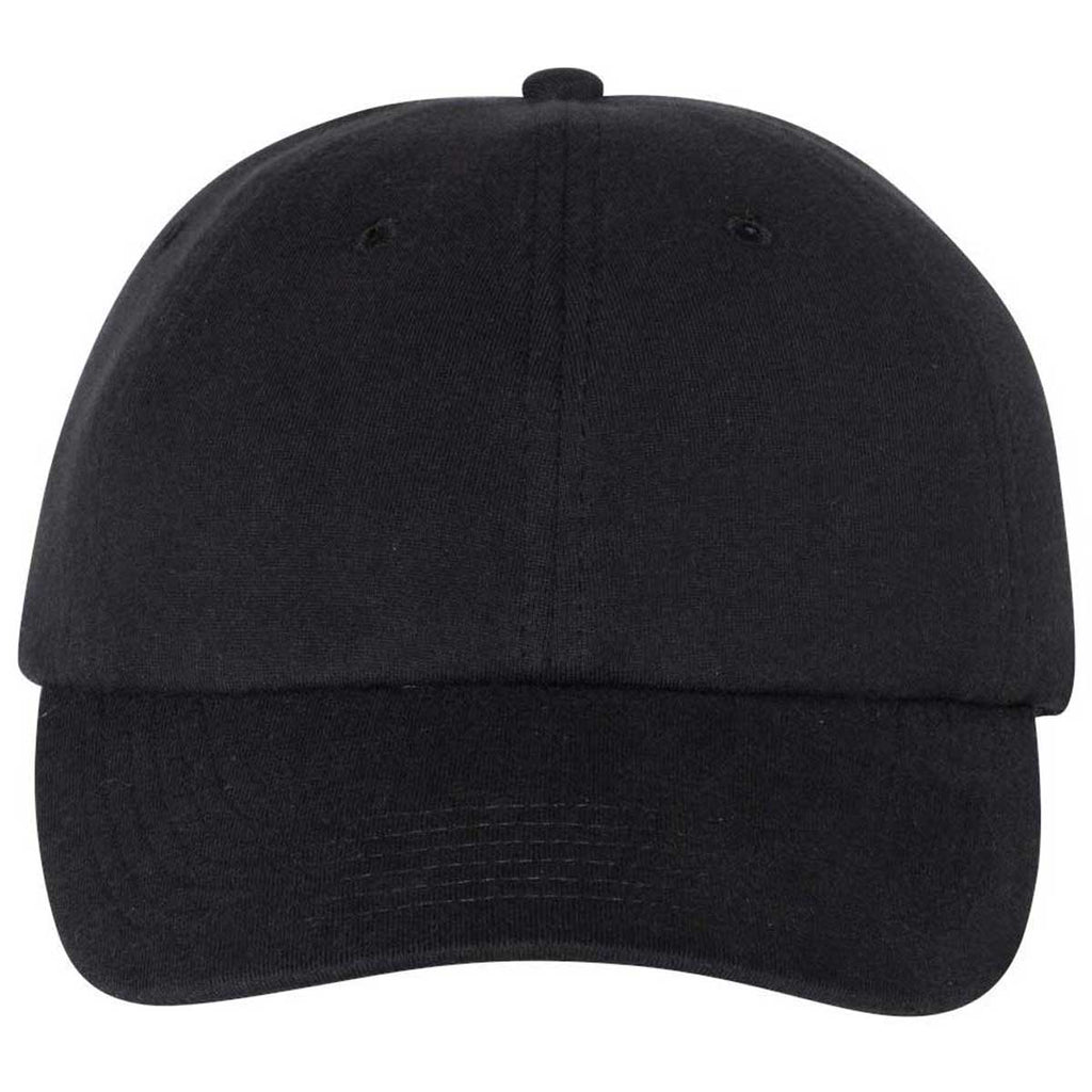 Champion Black Jersey Knit Dad Cap